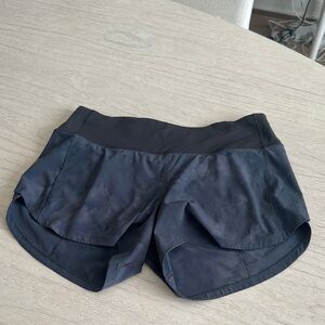 Lululemon Athletica Black Athletic Shorts with Elastic Waistband